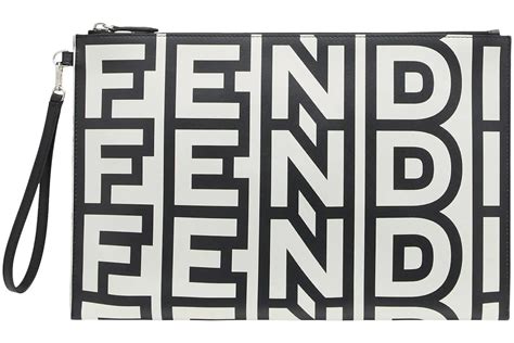 fendi beauty bag|fendi flat pouch large.